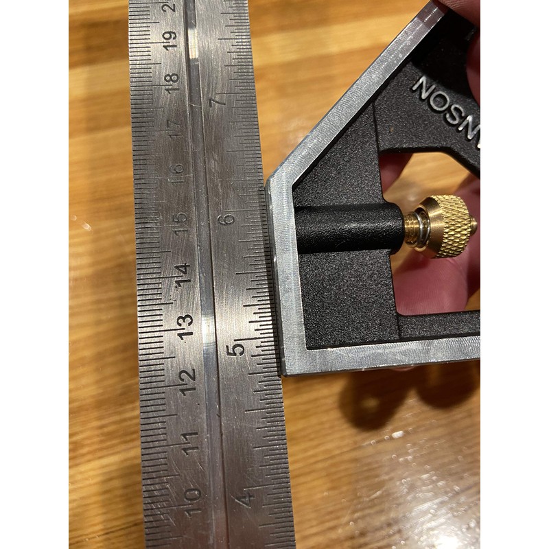 Swanson Tool Co TC132 12-Inch Combo Square with Cast Zinc