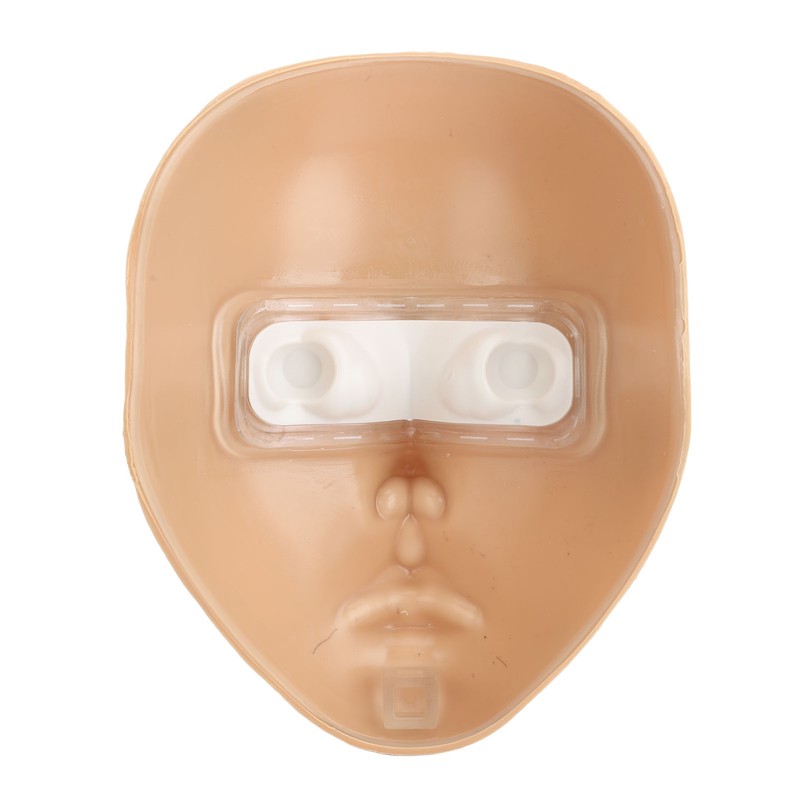 Makeup Practice Face with Plastic Stand 5D Silicone Full Face