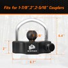 METOWARE Universal Trailer Coupler Lock, Adjustable Heavy-Duty Trailer Htich Locks