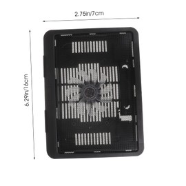 Operitacx Laptop Kühlkissen Ergonomischer Kühlständer für Notebooks Stabile Haltung Luftkühlung für Gaming Linderung von Hals Rückenschmerzen