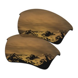 SmartVLT Polarized AR Coated Bronze Gold Replacement Lenses for Oakley Half Jacket 2.0 XL OO9154 Sunglass