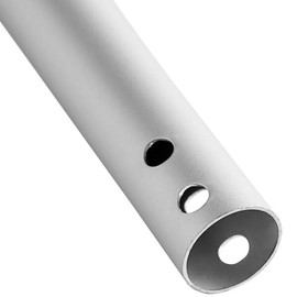 Glownary Telescoping Microfiber Mop Handle, 43.5-70 Inches, Metal, Black