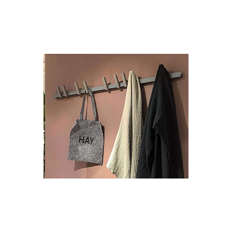 HAY Cotton Bag, Men's and Women's Tote Bag, Black Dot