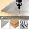 Saipor 5pcs 1/4" Quick Change Hex Shank Metal Stubby Drill