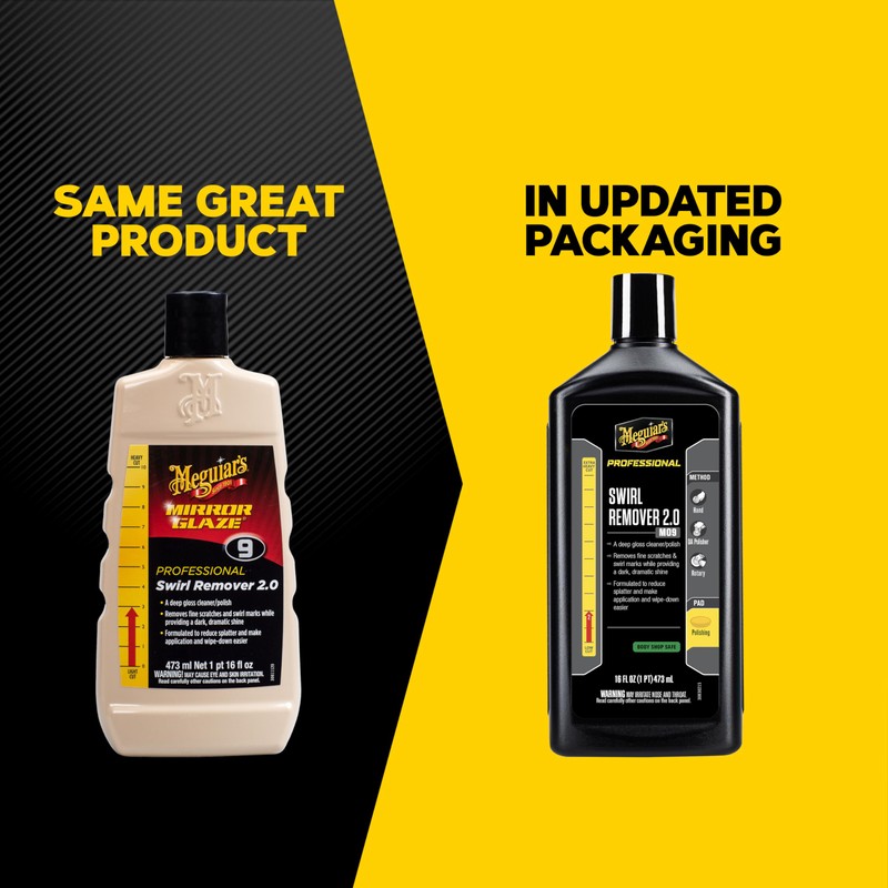 Meguiar's Meguiar's M0916 Mirror Glaze Swirl Remover 2.0, Cleaner and