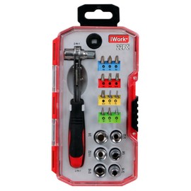 Olympia Tools iWork 2-In-1 Ratchet Driver Set, 76-508-N12, 22 Piece