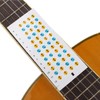 Futheda Ukulele Fretboard Decals Frets Stickers Map Note Marker for