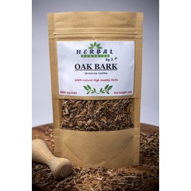 Oak Bark Tea Loose Dried Herb 50g - Quercus robur cortex - Herbal Remedies by J. - Dab kora