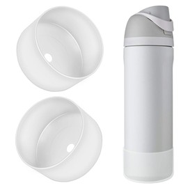 BKBY 2PCS Silicone Water Bottle Boot, Compatible with Owala 24oz 32oz 40oz, Protective Anti-Scratch & Anti-Dent No Noise Sleeve Cover for FreeSip/Twist/Flip Stainless Steel Water Bottles