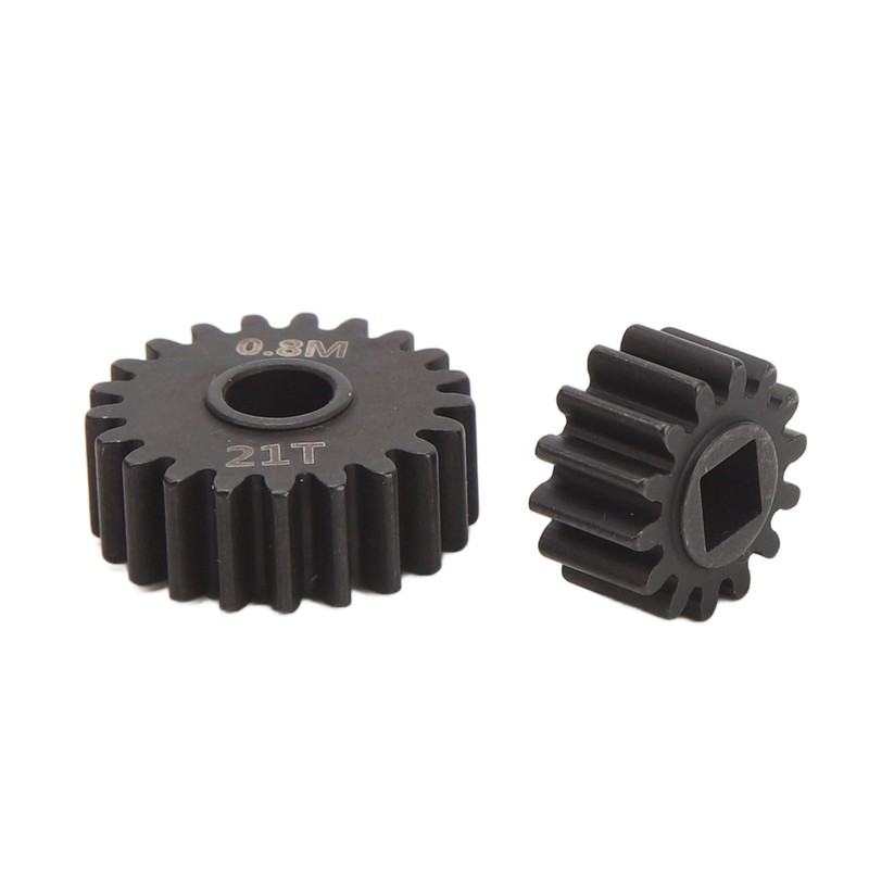 RC Car Reduction Gear Black Steel Smooth Running 0.8M 14T