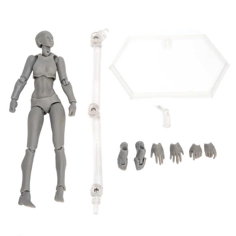 PVC Artists Action Figure Model Human Drawing Model Woman Mannequin