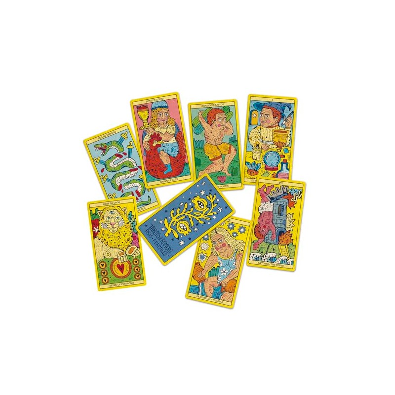 Fournier - Tarot Rosemary from Asia Percale Colour Cards Small