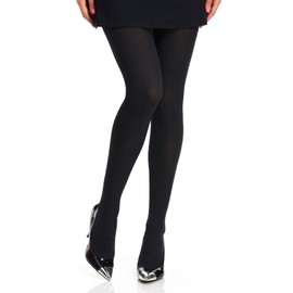 Hue Women's Diamond Texture Control Tights, Black, S/M