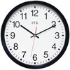 Infinity Instruments 14 inch Shatter Resistant Round Non-Ticking Silent Battery