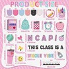 Composition Notebook Bulletin Board Decoration Set Marble Composition Notebook Classroom