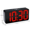 DreamSky Small Digital Alarm Clock for Bedroom, Large Big Numbers