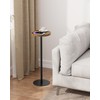 TUTOTAK Tall Round Side Table, Small End Table, Set of