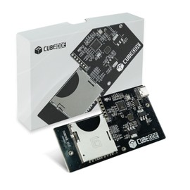 BITFUNX CUBEODE V1.20 Optical Drive Emulator Board - Supports Firmware Upgrade and Audio Streaming Games, for GC Loder Swiss SD2SP2 Reader, Plug & Play for NGC Dol-101&Dol-001 Console (with 64GB Card)