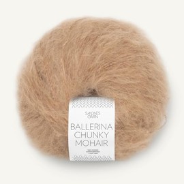 SANDNES GARN Ballerina Chunky Mohair – Colour: Camel (3031) – 50 g/Approx. 135 m Wool