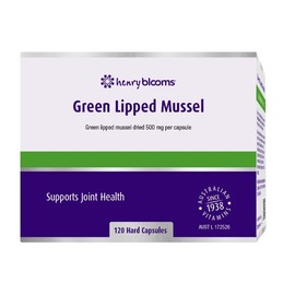 Henry Blooms Green Lipped Mussel 500mg Cap X 120