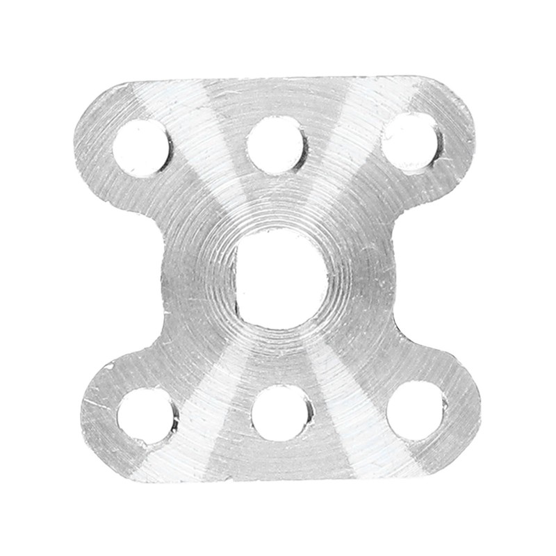 2Pcs Flange Shaft Coupling Aluminium Alloy 6mm D Hole Light