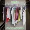 Clothes Hangers Plastic 20 Pack - Navy Plastic Hangers -