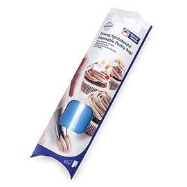 Disposable Piping Bags (Plastic PE), Maximum Grip Blue, Pack of 26, 53.0 x 27.5 x 0.0075 cm