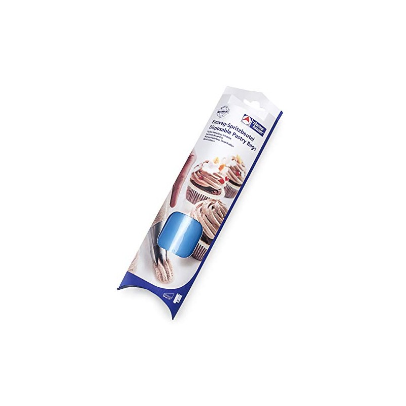 Disposable Piping Bags (Plastic PE), Maximum Grip Blue, Pack of