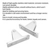 2pcs Bimini Top 90° Deck Hinge 316 Stainless Steel Heavy