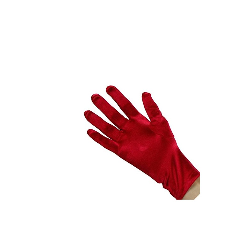 Tapp Collections Guantes clásicos de satén largos de ópera/codo/muñeca para