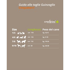 Coralpina - Cinquetorri Simple and Durable Dog Lead with Reflective Parts and Padded Handle with Ring for Bag Holder, Dark Black, Size 7/8