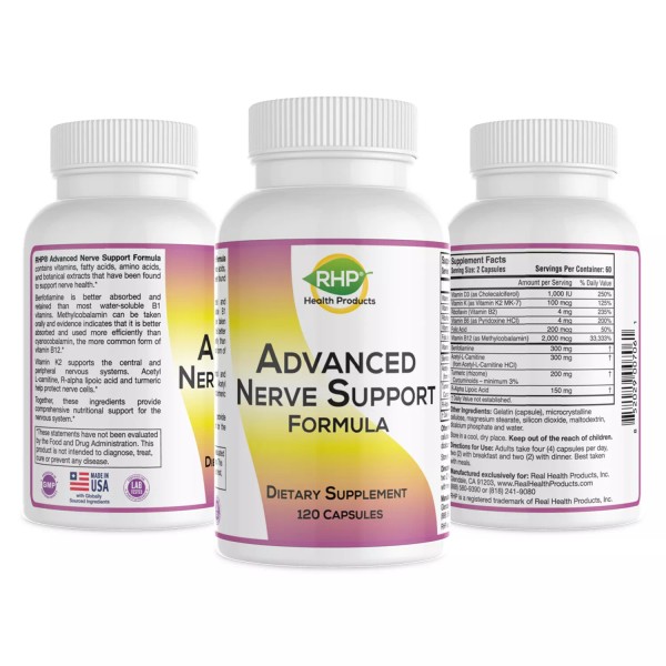 Real Health Products, Inc Advanced Nerve Support Formula for Neuropathy