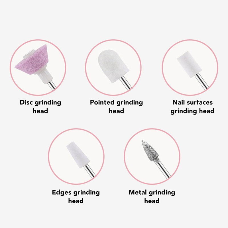 Electric Nail File Remove Dead Skin High Speed Rotating Nail