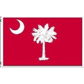 Trade Winds 3x5 State of South Carolina SC Red Flag 3'x5' Banner Brass Grommets Premium Fade Resistant