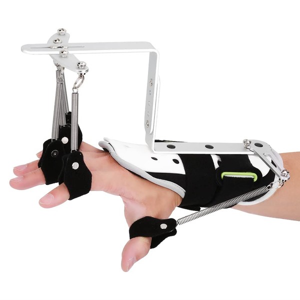 Hand Wrist Rehabilitation Training Finger Orthotics for Stroke Hemiplegia Patients Tendons Exercisefinger Wrist Orthotics Exerciser Wrist Orthotics Protector Brace Hand Rehabilitation Left & Right