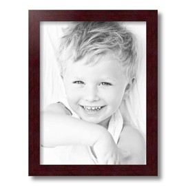 ArtToFrames 12x16 Inch Brown Picture Frame, This 1.25" Custom Poster Frame is Classic Mahogany Frame, for Your Art or Photos - Comes with Regular Glass, WOMFRBW26039-12x16