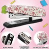 Blueshyhall Crystal Handmade Bling Dazzling Stapler for Desk, Office, School,