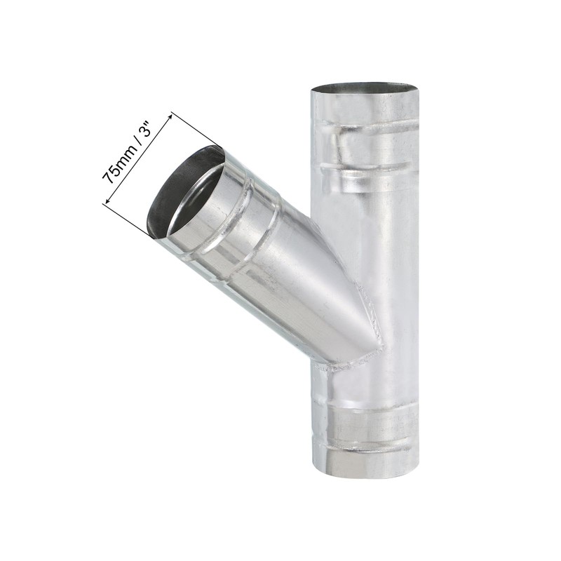 PATIKIL 3 Inch 3 Way Duct Splitter, Y Connector Air