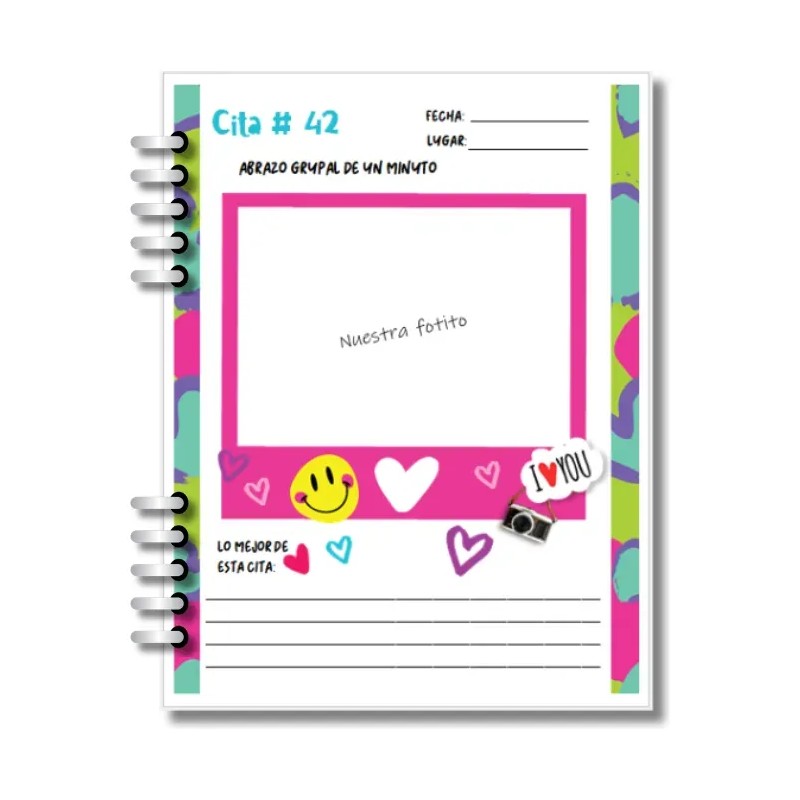 Cuaderno 100 Citas En Familia / Libro Citas / Agenda