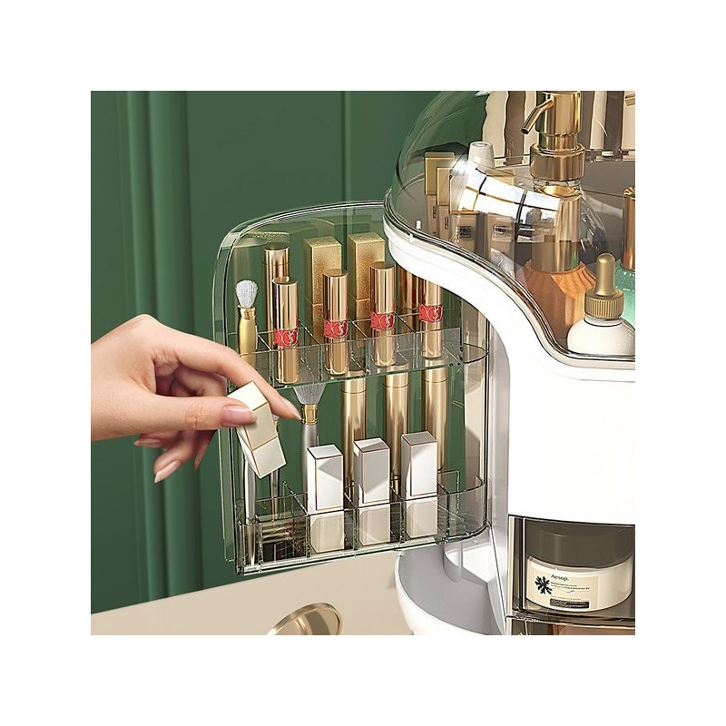 프리미엄 화장품 정리함 브러쉬 립스틱 화장대 보관함 Premium cosmetics organizer