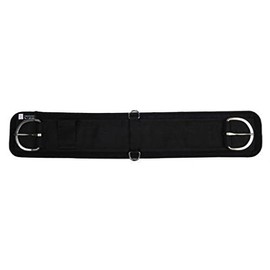 HKM Sports Equipment Western 548580 Soft Saddle Girth with Lining for Velcro Fastening 32 Inches = 81 cm Black
