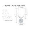 YLNNLC Red Wine Glasses Set of 4-16 oz Lead-Free Crystal