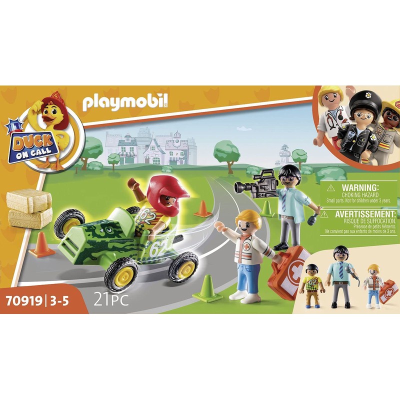 PLAYMOBIL Duck On Call 70919 Emergency Doctor Action: Help the