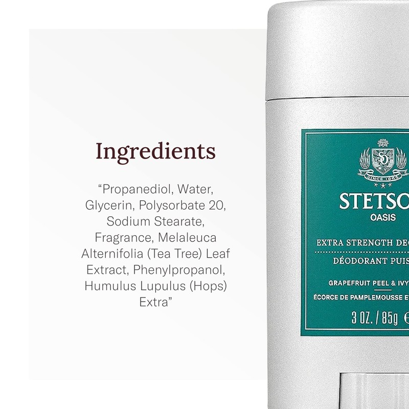 STETSON Personal Care Extra Strength Deodorant by Scent Beauty -