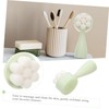 Baluue 3pcs Face Washing Brush Dual-sided Facial Cleansing Tool for