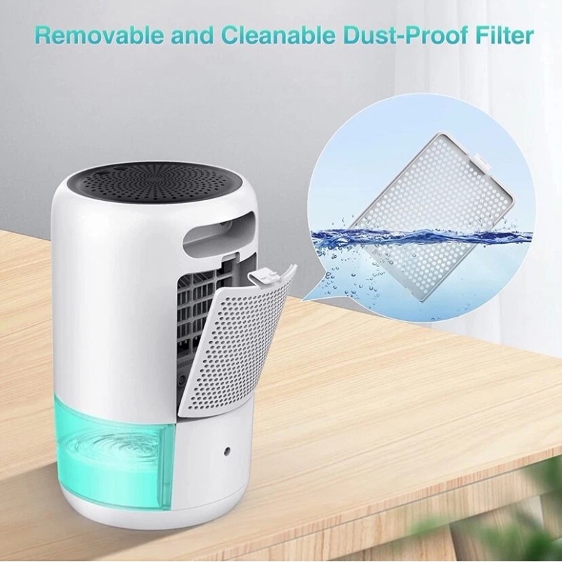 Seavon 35 oz dehumidifier covering 2600 cubic feet with 7