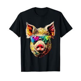 Pig Sow I Love Domestic Pigs Farm Little Cute Piggy T-Shirt