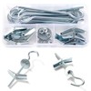 Lyeteung 10 Sets M4 Spring Folding Anchors Tilting Dowels Plasterboard