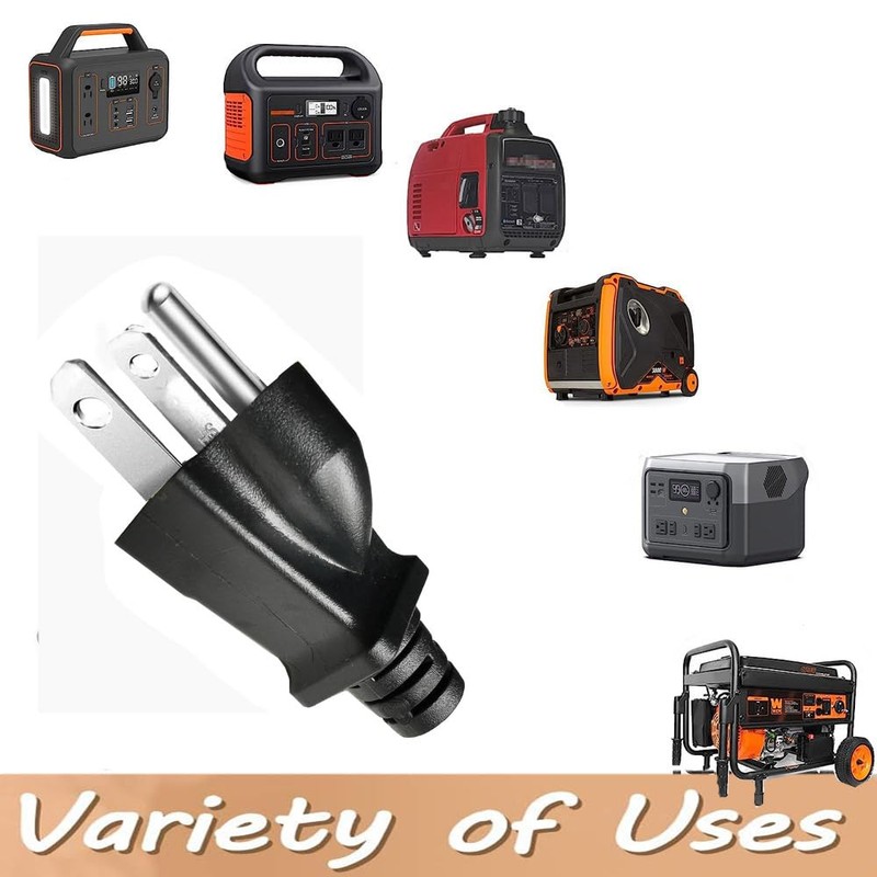 Neutral Ground Bonding Plug for Portable Inverter Generator Surge Guard
