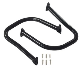 AIRCMT 1 Pair Rear Highway Bars Saddlebag Crash Bars Engine Guards for Indian Chief Vintage Chieftain 2014-2021 Roadmaster 2015-2021 Dark Horse Springfield 2016-2021 Challenger 2020(Gloss Black)